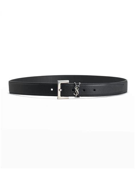 ysl cintura uomo|Saint Laurent YSL Cintura Box Leather Belt .